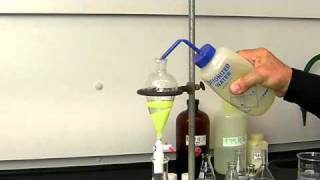 Acid Base Extraction Demonstrated by Mark Niemczyk PhD [upl. by Berne]