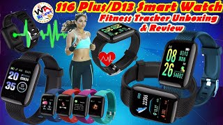 116 Plus D13 Smart Watch Unboxing amp Review  Kids Fitness Tracker Smart Bracelet on Aliexpress [upl. by Mabelle442]