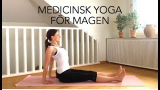 Medicinsk yoga för magen  IBS symptom amp matsmältningen  Annas yoga studio [upl. by Ledarf]