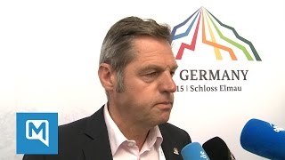 G7 Gipfel in Elmau quotWir gehen von mehr als 1000 gewaltbereiten Gipfelgegnern ausquot [upl. by Anaira]