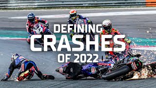 DEFINING CRASHES the most dramatic moments of the 2022 WorldSBK Season 💥 [upl. by Yrrum]