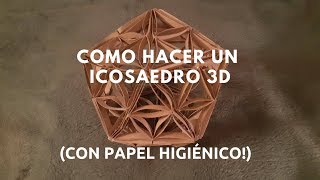 Como hacer un icosaedro 3D [upl. by Eciram693]