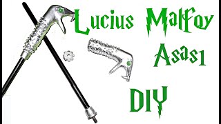 Harry Potter DIY  Lucius Malfoy Asası  Harry Potter Wand  Kendin Yap 12 [upl. by Aihsatal137]