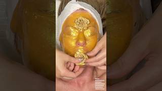 ASMR Facial Golden Jelly Mask [upl. by Josiah]