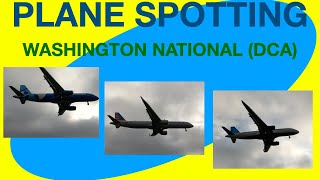 Plane Spotting  Washington National Airport DCA  August 4 2024 [upl. by Dilahk]