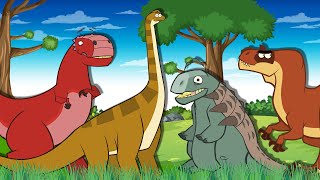 Dessin Animé Des Dinosaures Pour Les Enfants  Abelisaurus Et Plus  Je Suis Un Dinosaure [upl. by Joerg]