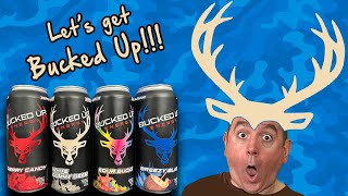 Bucked Up Energy Drink Review  4 new Bucked Up Energy Flavors [upl. by Tull164]