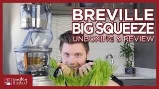 Breville Big Squeeze Slow Juicer Review Unboxing amp Test  BJS700 [upl. by Moberg67]