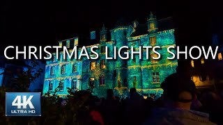 4K🎅Christmas Lights Show Landerneau 2023  HDR 60fps [upl. by Akibma877]