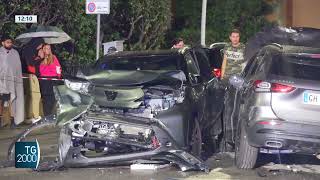 Incidente Lido di Camaiore auto perde il controllo Due morti [upl. by Guntar178]