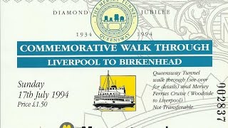 The Mersey Tunnel Commemorative Walk Through 1994 [upl. by Lucine]