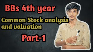 Common Stock Analysis and Valuation  part1  Financial Ratio  Stock value [upl. by Eanyl406]