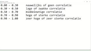 Correlatie berekenen met excel [upl. by Chamberlin]