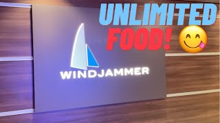 Windjammer Marketplace Buffet Tour  Royal Caribbean  Ovation of the Seas  August 2021 [upl. by Corson]