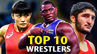 Top 10 Greatest Wrestlers Of All Time [upl. by Bartolemo]