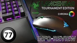 Razer Lancehead Tournament Edition TE Gaming Mouse Review  Chroma RGB  Gun Metal [upl. by Alah]