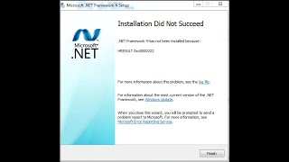 Fixed HRESULT 0xc8000222 Error while installing microsoft NET Framework [upl. by Camilla]