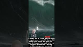 The Biggest Wave Ever Recorded sea waves history shorts [upl. by Bourgeois]