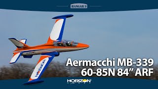 Hangar 9 Aermacchi MB339 6085N Turbine Jet ARF [upl. by Eadrahs615]