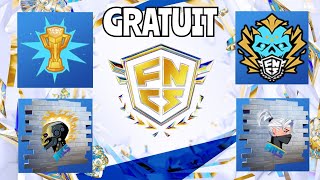 RECOMPENSES FNCS GRATUITES CHAPITRE 5 SAISON 4 SUR FORTNITE [upl. by Enilrem]