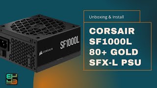 Corsair SF1000L SFXL Unboxing amp Install in the Cooler Master NR200P Max Testing out MSI RTX 4090 [upl. by Okubo101]