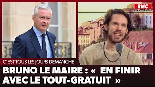 Arnaud Demanche  Bruno Le Maire  « En finir avec le toutgratuit » [upl. by Dranyer]