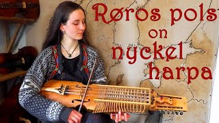 Norwegian pols Kjøbenhavneren on Nyckelharpa  Røros fiddle tune [upl. by Anitselec]