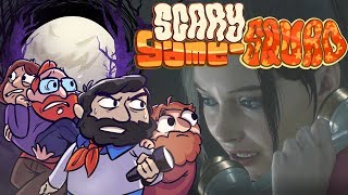 We Try So Hard  Resident Evil 2 Claire  Scary Game Squad Part 4 [upl. by Knute]