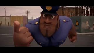 Officer Earl Running To Ruin Flint Lockwoods Day [upl. by Tteve]