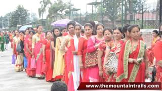 Teej Festival  Culture of Nepal [upl. by Aicatsan]