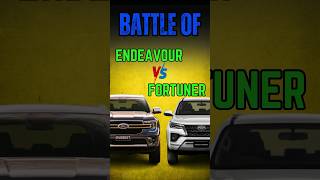 Battle of Endeavour Vs Fortuner shorts [upl. by Dolly472]