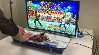 PANDORA 5S 1299 GAMES ARCADE CONSOLE WITH BURST FUNCTION STREET FIGHTER RETRO VIDEO ARCADE MACHINE [upl. by Jacintha45]