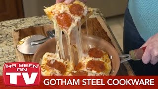 Gotham Steel Cookware Cooking With NonStick TiCeramic Technology [upl. by Nosnev]