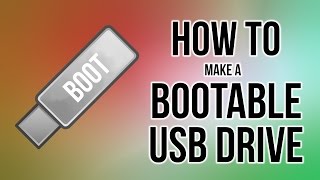 How to create a bootable USB Drive [upl. by Willetta]