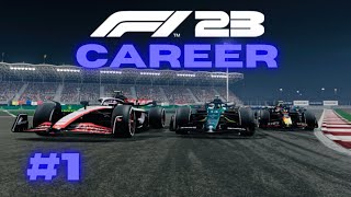 F123 CAREER Part 1 NEW SEASON BEGINS RED FLAG CLOSE BATTLE [upl. by Idihsar463]