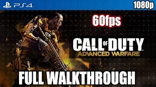 Call of Duty Advanced Warfare PS4 FULL WALKTHROUGH  60fps 1080p TRUEHD QUALITY [upl. by Sianna]