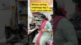 Money saving challenge day 1   short video  viral shorts subscribers  like share [upl. by Childers]