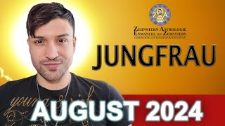 JUNGFRAU MONATSHOROSKOP AUGUST 2024  ZEHNSTERN ASTROLOGIE [upl. by Joo108]