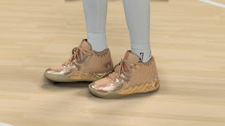 NBA 2K24 New Gen Shoe Creator Puma MB01 Golden Child [upl. by Casar664]