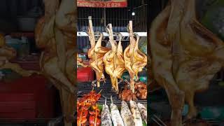 Grilled Chicken at Treng Troyeung Market [upl. by Hanoy947]