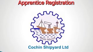 COCHIN SHIPYARD APPRENTICE REGISTRATION STEP BY STEP [upl. by Peers120]