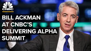 Billionaire investor Bill Ackman at CNBCs Delivering Alpha Summit — 9282023 [upl. by Havard503]