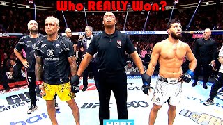 ROBBERY Who REALLY WonCharles Oliveira vs Arman Tsarukyan [upl. by Awuhsoj]