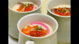 Japanese Steamed egg Chawanmushi Recipe l 푸딩계란찜 레시피 [upl. by Ekusuy67]