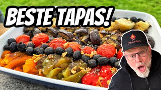 Katalanische Escalivada vom Grill  Spanischer Tapas Genuss  Veganuary [upl. by Pyszka370]