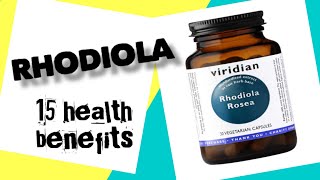 15 Rhodiola health benefits anxiety [upl. by Ellison]