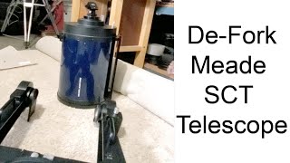 DeFork LX200 Classic SCT Telescope How to Defork a Meade SCT Guide [upl. by Abrahamsen]