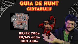 Guia de Hunt  Girtablilu  RPEK 700 EDMS 600 DUO 400  Tibia [upl. by Morita]