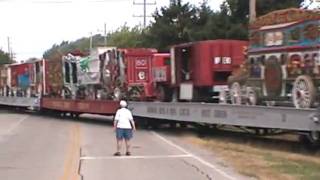 Circus Train  going through Richfield Wisconsin [upl. by Alleahcim]