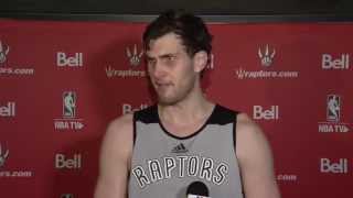 Raptors PreDraft Workout Jordan Bachynski  May 29 2014 [upl. by Czarra]